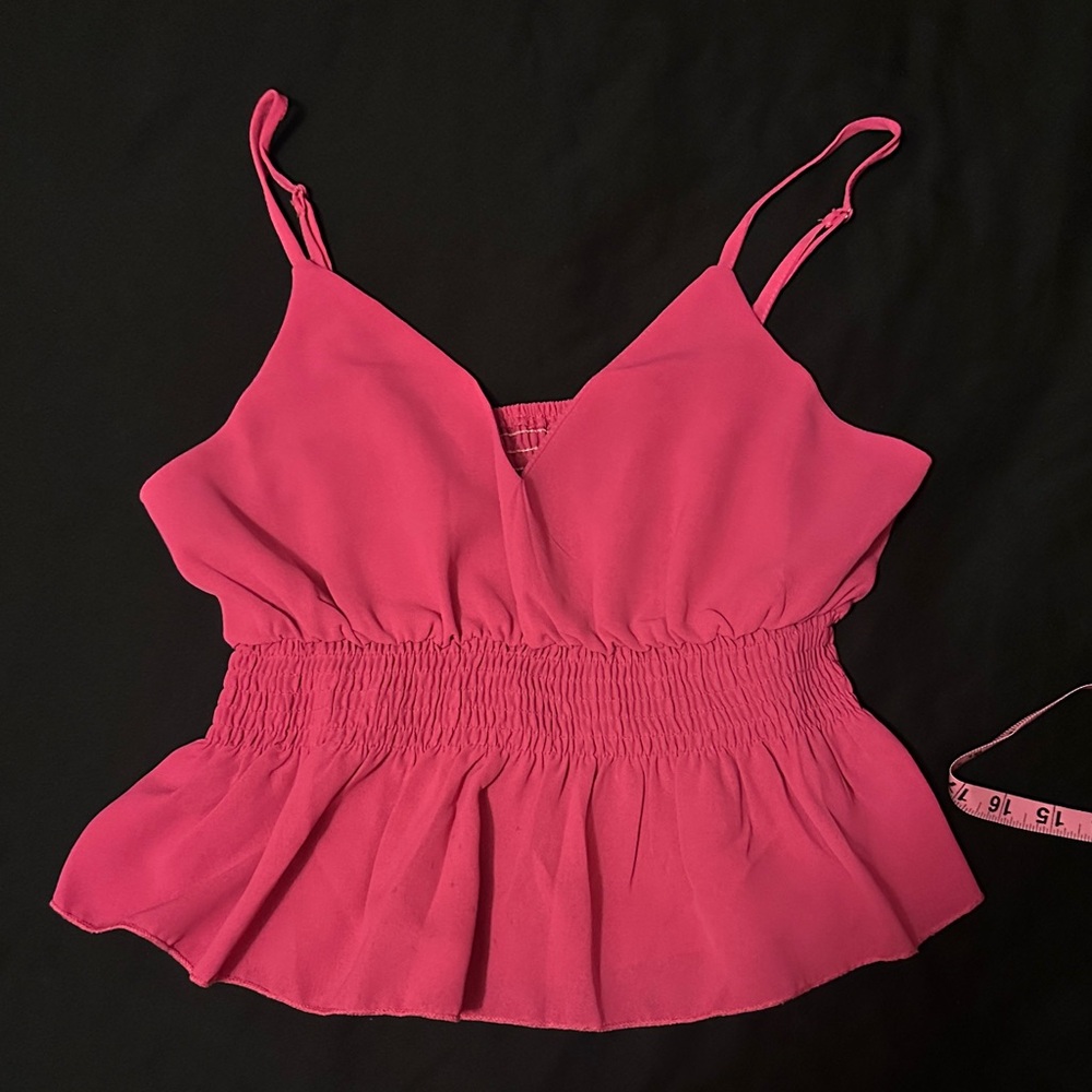 Pink Sleeveless Top